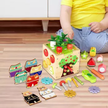 Детская игрушка, тянущая морковку, для малышей 1+, 2, 3, 4, 5 лет, подарок для дошкольников
