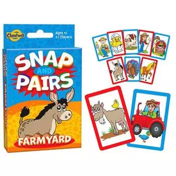 Детская карточная игра Cheatwell Snap & Pairs (Фермерский двор)