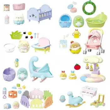 Детская комната для малышей Sumikkogurashi 1BOX H115 x W70 x D50 мм Изготовлен из ABS-пластика Re-ment приблизительно. ПВХ,