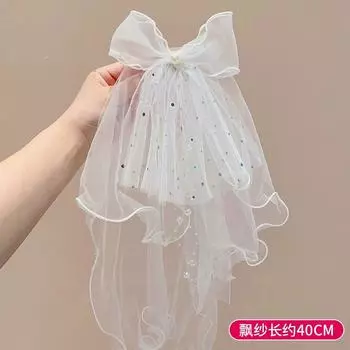 Детская корона с бантом, Суперфея светящаяся заколка для волос для девочки, Принцесса заколка для волос для маленькой девочки, Головной убор на день рождения ребенка