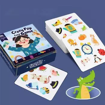 Детская настольная игра Bump Card Game Тренировка памяти Matching Card Game Когнитивное просвещение Концентрация Образование Игрушка
