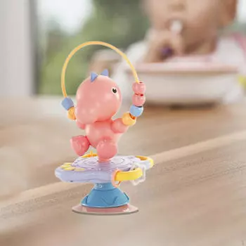 Детская настольная игрушка на присоске, игрушки для прорезывания зубов, погремушка для раннего развития ребенка, для концентрации внимания зелёный
