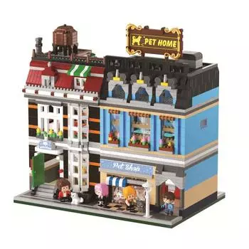 Детская образовательная подарочная коробка Brick: Новые игрушки для детей, мини-конструкторы, зоомагазин с фигурками