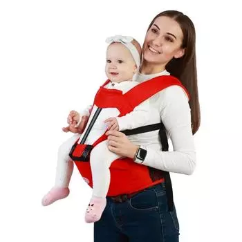 Детская переноска подходит для детей от 0 до 3 лет, табурет для малышей, красный
