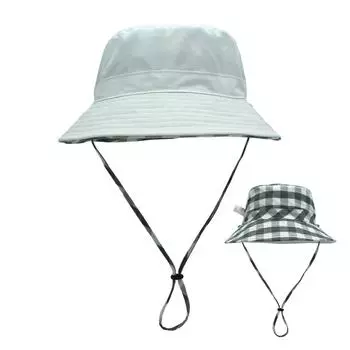 Детская шляпа Outfly, брендовая двухсторонняя защитная шляпа от ультрафиолета для детей, летняя пляжная шляпа S(53-55CM)
