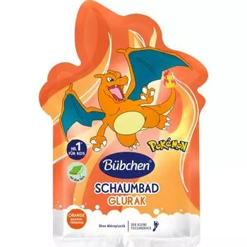 Детская соль для ванн Bubchen Pokemon Charizard Glurak 40 мл