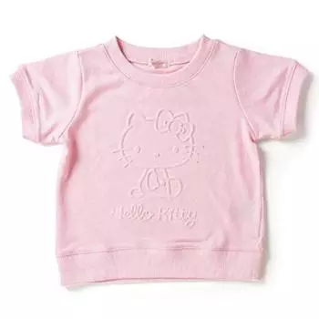 Детская толстовка Sanrio Hello Kitty с коротким рукавом 90 см (Тисненый)
