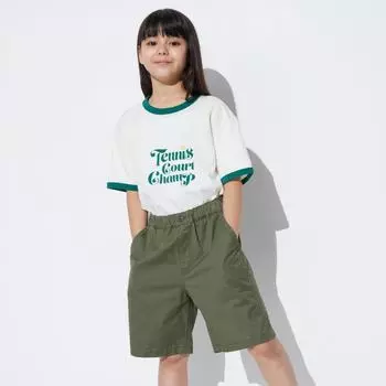 ДЕТСКИЕ БРЮКИ UNIQLO ИЗ САРЖИ