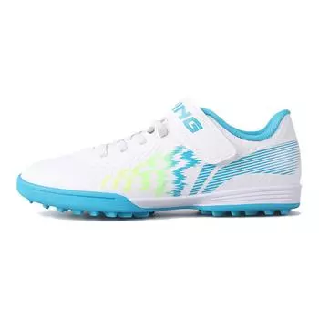 Детские футбольные бутсы Li Ning Comfortable Simple Low Top, детские футбольные бутсы светло-синего цвета YKGU008-1 33