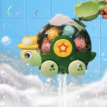 Детские игрушки для ванны с черепахой, детская ванна для младенцев, вращающаяся водная ванна, игрушки для бассейна, пасхальная корзина, наполнители, подарки на Рождество и день рождения для малышей