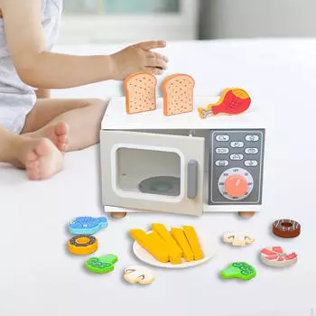 Детские игрушки микроволновая печь реалистичные игрушечные кухонные приборы игровой домик для девочек мальчиков