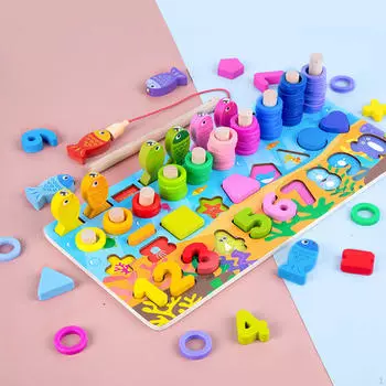 Детские игрушки Montisorri Stacking Rings Building Blocks Educational Math