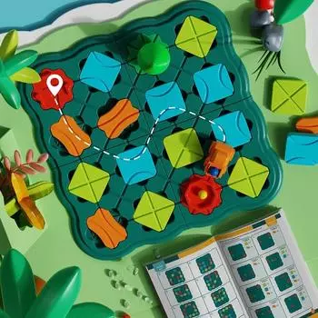 Детские игрушки Настольные игры - Логические дорожные конструкторы Головоломки для мальчиков и девочек, Обучающие Монтессори Рождественские подарки Дошкольное обучение Класс 28 PCS