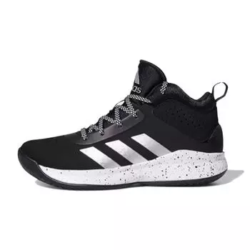Детские кроссовки adidas Cross Em Up 5 J Wide Black Silver Metallic Core-Black Cloud-White FZ1473