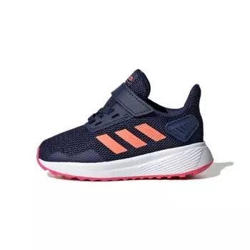 Детские кроссовки adidas Duramo 9 I Semi Coral Blue Dark Blue Real-Pink EE9005
