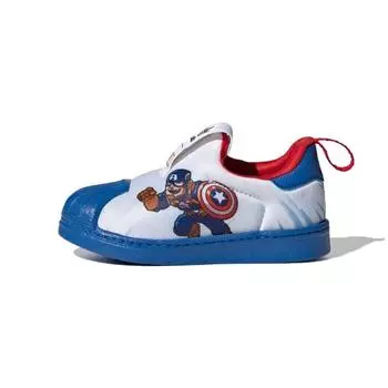 Детские кроссовки adidas Marvel x Superstar 360 Infant Captain America White Cloud-White Vivid-Red FX4882