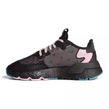 Детские кроссовки adidas Ninja x Nite Jogger J Black Blue Glow Core-Black Grey-Five FY0176