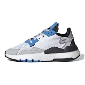 Детские кроссовки adidas Nite Jogger J White Real Blue Cloud-White EE6440