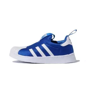 Детские кроссовки adidas Superstar 360 C Team Royal Blue белые EF6632