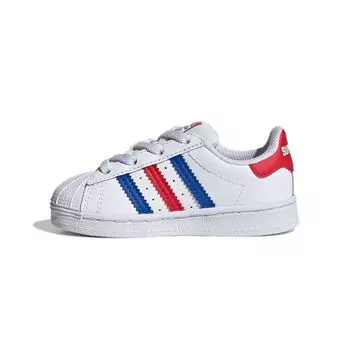 Детские кроссовки adidas Superstar EL I Americana White Footwear-White Blue FV3691