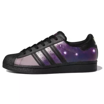 Детские кроссовки adidas Superstar J Galactic Black Core-Black Glory-Purple FW2644