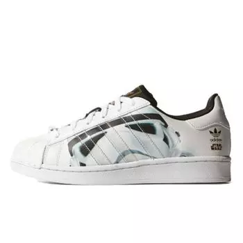 Детские кроссовки adidas Superstar J Stormtrooper White Black B23640