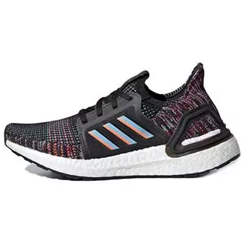 Детские кроссовки adidas UltraBoost 19 J Black Multi Core-Black Glow-Blue Hi-Res-Coral EF0930