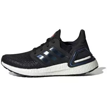Детские кроссовки adidas UltraBoost 20 J Black Violet Metallic Core-Black Boost-Blue-Violet-Metallic Cloud-White EG4861