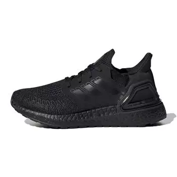 Детские кроссовки adidas UltraBoost 20 J Triple Black Core-Black Solar-Red FW9800