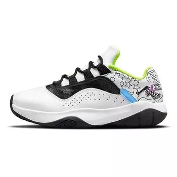Детские кроссовки Air Jordan 11 CMFT Low SE GS White Volt Black Hyper-Violet DM3397-100 36.5