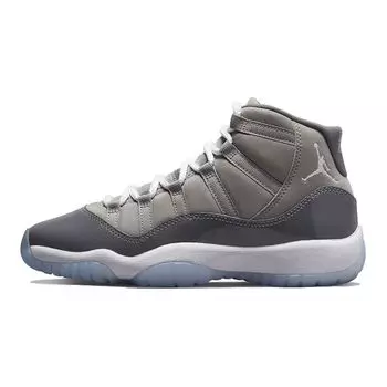 Детские кроссовки Air Jordan 11 Retro GS Cool Grey 2021 Medium-Grey White 378038-005 36