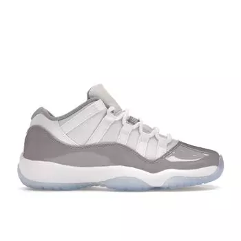 Детские кроссовки Air Jordan 11 Retro Low GS Cement Grey White University-Blue 528896-140 36