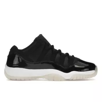 Детские кроссовки Air Jordan 11 Retro Low GS 72-10 Black Gym-Red White 528896-001 36