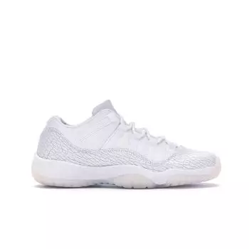 Детские кроссовки Air Jordan 11 Retro Low Premium GS Frost White White-Pure-Platinum 897331-100