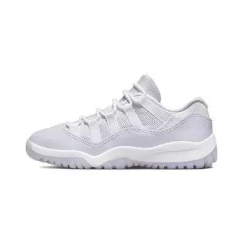 Детские кроссовки Air Jordan 11 Retro Low PS Pure Violet Белый 580522-101 33.5