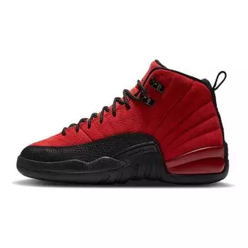 Детские кроссовки Air Jordan 12 Retro GS Reverse Flu Game Red Varsity-Red Black 153265-602