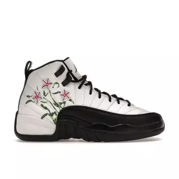 Детские кроссовки Air Jordan 12 Retro GS Floral White Vivid-Green Lavender-Mist DR6956-100 38