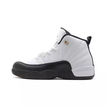 Детские кроссовки Air Jordan 12 Retro PS Taxi 2013 White Black-Taxi-Varsity-Red 151186-125