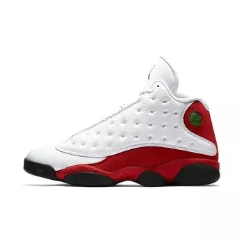 Детские кроссовки Air Jordan 13 Retro BG Chicago 2017 White Black True-Red 414574-122