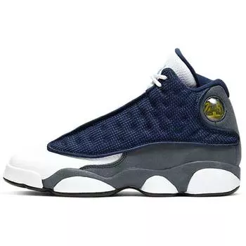 Детские кроссовки Air Jordan 13 Retro GS Flint 2020 Blue Navy Carolina-Blue 884129-404