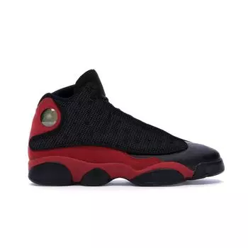 Детские кроссовки Air Jordan 13 Retro GS Bred 2017 Black True-Red White 414574-004