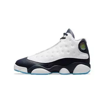 Детские кроссовки Air Jordan 13 Retro PS Obsidian Синие-Белые Темно-Пудрово-Синие DJ3005-144 35