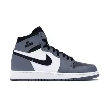Детские кроссовки Air Jordan 1 High BG Cool Grey Cool-Grey-White-Black 705300-024