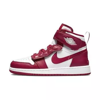 Детские кроссовки Air Jordan 1 High FlyEase GS Cardinal Red White DC7986-601 35.5