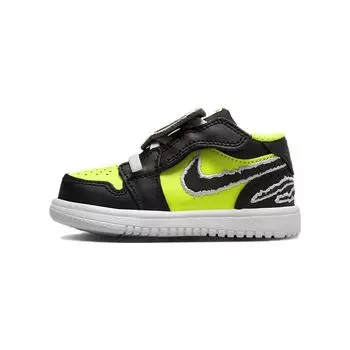 Детские кроссовки Air Jordan 1 Low ALT SE TD Big Cat Energy Green Volt White DX6668-701 22