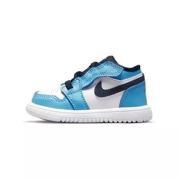 Детские кроссовки Air Jordan 1 Low ALT TD UNC Синий Белый Темно-Порошковый CI3436-144 21