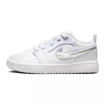 Детские кроссовки Air Jordan 1 Low ALT SE PS Glitter Swoosh Blue Blue-Tint Summit-White FQ9113-100 28