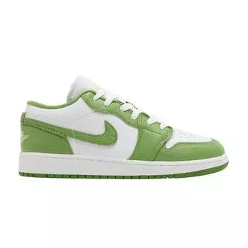 Детские кроссовки Air Jordan 1 Low GS Chlorophyll Green White Lightning HF4779-100 36