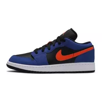 Детские кроссовки Air Jordan 1 Low GS Rush Blue Brill 553560-480