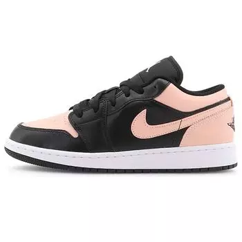Детские кроссовки Air Jordan 1 Low GS Crimson Tint Pink Black Hyper-Pink 553560-034 40